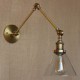 Industrial-Style Retro Vintage Stores Bedroom Modern Church Hall Decorated Bronze Wall Sconce