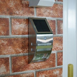 Solar White Wall Light With PIR Motion Sensor