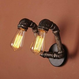 Mini Style Wall Sconces , Rustic/Lodge E12/E14 Metal