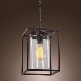 Max 40W Traditional/Classic / Vintage / Lantern Mini Style / Bulb Included Electroplated Pendant LightsLiving Room / Bedroom / Dining