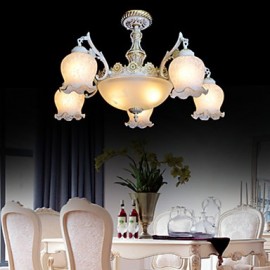 Chandeliers, Traditional/Classic/Vintage/Retro Living Room/Bedroom/Dining Room/Study Room/Office/Hallway Metal