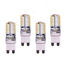 7W G9 LED Bi-pin Lights T 64 SMD 3014 550 lm Warm White / Cool White Decorative AC 220-240 V 4 pcs