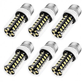 6PCS High Luminous E27 E14 220V 42*SMD5733 LED Corn Bulb 5W Spotlight LED Lamp Candle Light