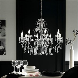 MAX:60W Traditional/Classic Crystal Chrome Metal Chandeliers Bedroom / Dining Room / Study Room/Office / Hallway