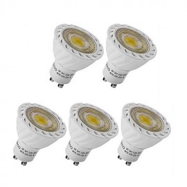 5pcs 3W GU10 LED Spotlight COB Warm /Cool White Decorative COB LED Recessed Lighting(220-240V)