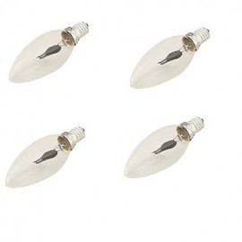 4PCS E14 1.6W 1-LED 120LM High Power Flame-Shaped Led Globe Bulb Lamp(AC 220V)