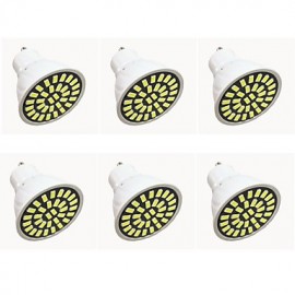 6PCS 6W GU10 Decoration Light 32LED SMD 5733 480LM-500LM Warm White / Cool White AC110 / AC220 V