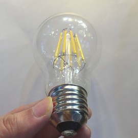 1 pcs E26/E27 8W 8 COB 750 lm Warm White A60(A19) edison Vintage LED Filament Bulbs AC 220-240 V Dimmable