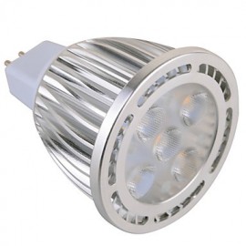 GU5.3(MR16) 7W 5x3030SMD 630 LM Warm White / Cool White MR16 Decorative Spot Lights AC 85-265 / AC 12 V