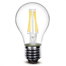 1 pcs E26/E27 4W 4 COB 400 LM Warm White A60(A19) edison Vintage LED Filament Bulbs AC 220-240 V