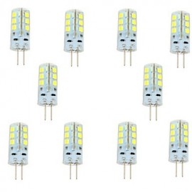 3W G4 LED Bi-pin Lights 24 SMD 2835 180 lm Warm White / Cool White DC 12 V 10 pcs