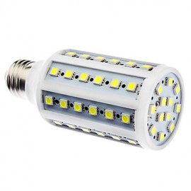 E27 7W 60x5050SMD 700LM 6000-6500K Natural White Light LED Corn Bulb (110/220V)