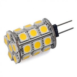 Dimmable G4 LED Corn Light 5050SMD 27 LEDs Bulbs 3.5W DC12V for Home Chandelier RV (1 Piece)