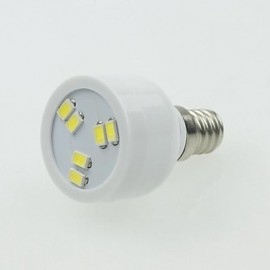 E12 2W 6LED 5730SMD 90-120LM 6000-7500K AC220-240V Spotlight White - White Silver