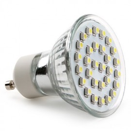 GU10 LED Spotlight MR16 30 SMD 3528 90 lm Natural White AC 220-240 V