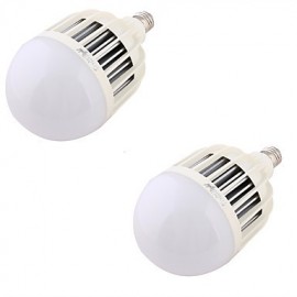 2PCS E27 36W 2200lm 3000K 72-5730 SMD LED Warm White Light Bulb - White (220~240V)