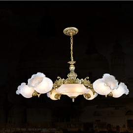 Traditional/Classic / Vintage / Retro Bronze Metal Chandeliers Living Room / Bedroom / Dining Room / Study Room/Office / Hallway