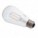 2W E26 LED Filament Bulbs ST19 2 COB 220 lm Warm White Dimmable / Decorative AC 110-130 V 6 pcs