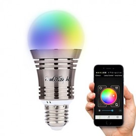 E26/E27 8-LED Wireless Bluetooth Control Smart LED Bulb AC100-240V