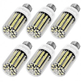 6PCS High Luminous E27 E14 220V 136*SMD5733 LED Corn Bulb 12W Spotlight LED Lamp Candle Light