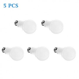 5 pcs E26/E27 12W 1160 LM Warm White LED Globe Bulbs AC 100-240 V