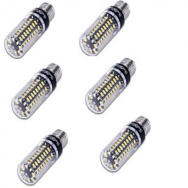 6PCS High Luminous E27 E14 E12 72*5736 SMD LED Corn Bulb 7W Spotlight LED Lamp Candle Light For home Lighting