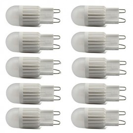 G9 High Power Ceramic Spotlight for Home 220V 230V 240V AC Warm/Cool White (10 Pieces)