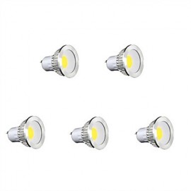 5 pcs Bestlighting GU10 5 W 1 X COB 450 LM K Warm White/Cool White/Natural White PAR Dimmable Par Lights AC 220-240 V