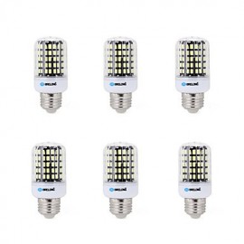 6 pcs E14 / E26/E27 / B22 LED Corn Lights 108 SMD 5733 10W 900 lm Warm White / Cool White AC 220-240 V