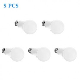 5 pcs E26/E27 9W 810 LM Warm White LED Globe Bulbs AC 100-240 V