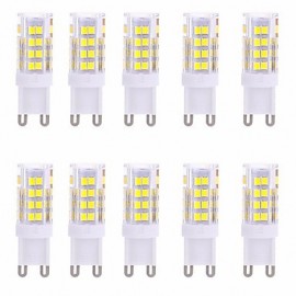 10pcs G9 5W 51 SMD 2835 400-600 LM Warm White / Cool WhiteAC 220-240V