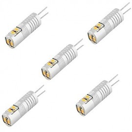 5PCS G4 4W SMD 8*3020 Warm White / Cool White LED Decorative Lights DC12