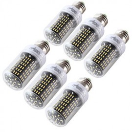 E27 6W 138*SMD4014 3000K/6000K 400LM Warm White/Cool White Light CRI80 LED Corn Bulbs Lamp 110V