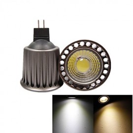 2PCS MR16 5W 1-LED 400lm Warm White Cold White LED Spotlight (AC/DC 12)