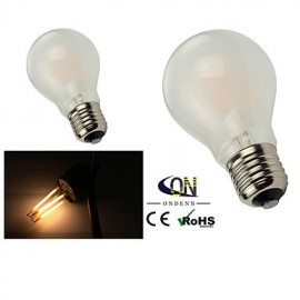 E26/E27 6 W 6 COB 600 LM 2800-3200K K Warm White A Dimmable Globe Bulbs AC 220-240/AC 110-130 V