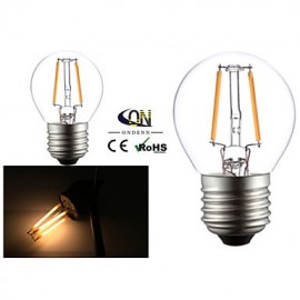 E26/E27 2 W 2 COB 200 LM 2800-3200K K Warm White A Globe Bulbs AC 220-240/AC 110-130 V