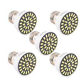 5Pcs High Bright 7W E26/E27 LED Spotlight 32 SMD 5733 500-700 lm Warm White / Cool White AC 110V/ AC 220V