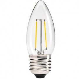 E26/E27 LED Filament Bulbs C35 COB 400 lm Warm White Dimmable / Decorative AC 220-240 V