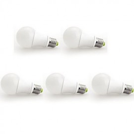 13W E26/E27 LED Globe Bulbs A60(A19) 1 COB 1260 lm Warm White AC 100-240 V