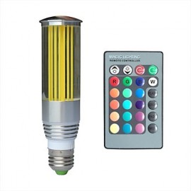 3W E26/E27 LED Globe Bulbs 1 High Power LED 100 lm RGB AC 100-240 V