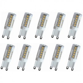 4W E14 / G9 / G4 LED Bi-pin Lights T 33LED SMD 2835 300-350LM Warm White / Cool White Decorative AC110 / AC220 V 10 pcs