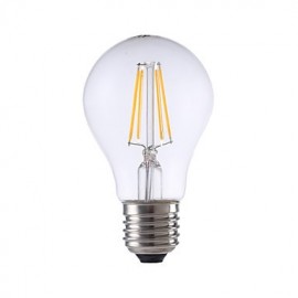 4W E27 LED Filament Bulbs A60 4 COB 400 lm Warm White Decorative 220-240V 1 pcs