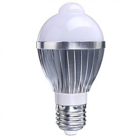 E27 B22 85V-265V 400-550Lm 5W Body Sensor LED Bulb