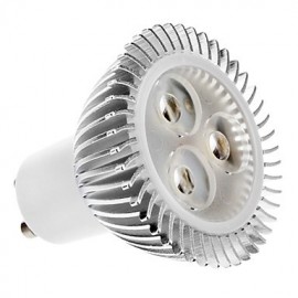 5W GU10 LED Spotlight MR16 3 High Power LED 320 lm Warm White AC 100-240 V