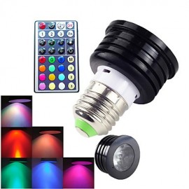 1 pcs E26/E27 4W High Power LED Dimmable/32Keys Remote-Controlled/Decorative RGB LED Spotlight AC 100-240 V