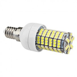 E14 144 SMD 3528 450 LM Natural White LED Corn Lights AC 220-240 V