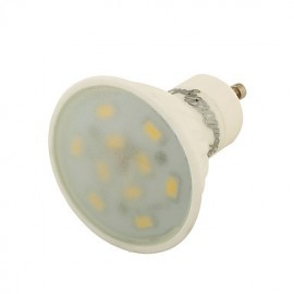 1PCS GU10 5W 10*SMD5730 Warm White Light Long life Ceramic Spot LED Lights (AC110-120V/220-240V)