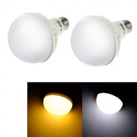 2PCS E27 7W 12*SMD5630 550LM Warm White 3000K Cold White 6000K Light LED Globe Bulbs (AC220V)