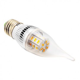 Candle Bulbs , E26/E27 5 W 24 SMD 5730 350 LM Warm White CA AC 220-240 V