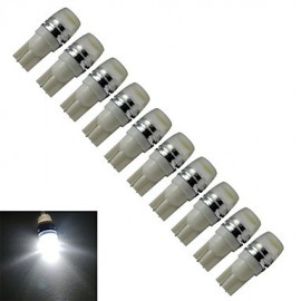 10pcs T10 1.5W 90LM 6000-6500K Cool White Side Maker Lamp LED Car Light (DC 12V)